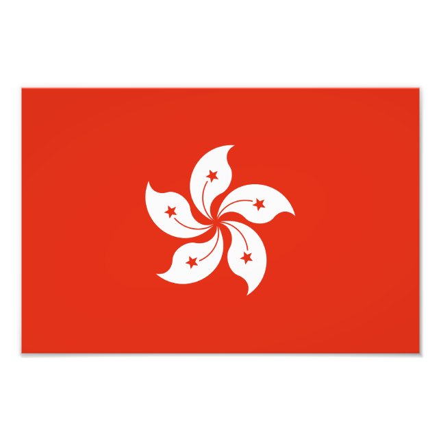 Foto Bandeira de Hong Kong (Frente)