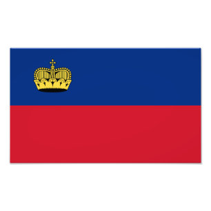 Foto Bandeira de Liechtenstein