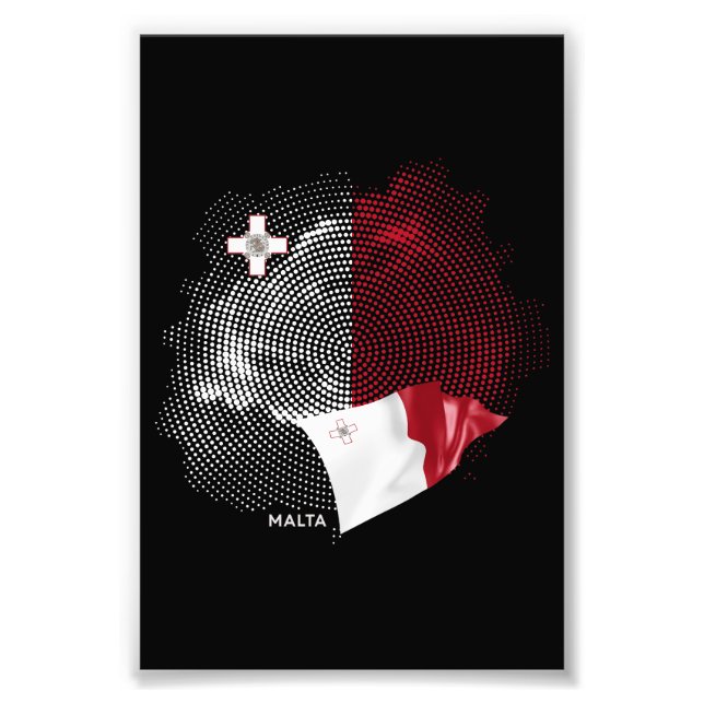 Foto bandeira de Malta (Frente)