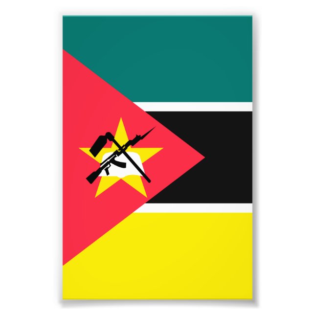 Foto Bandeira de Moçambique (Frente)