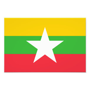 Foto Bandeira de Myanmar