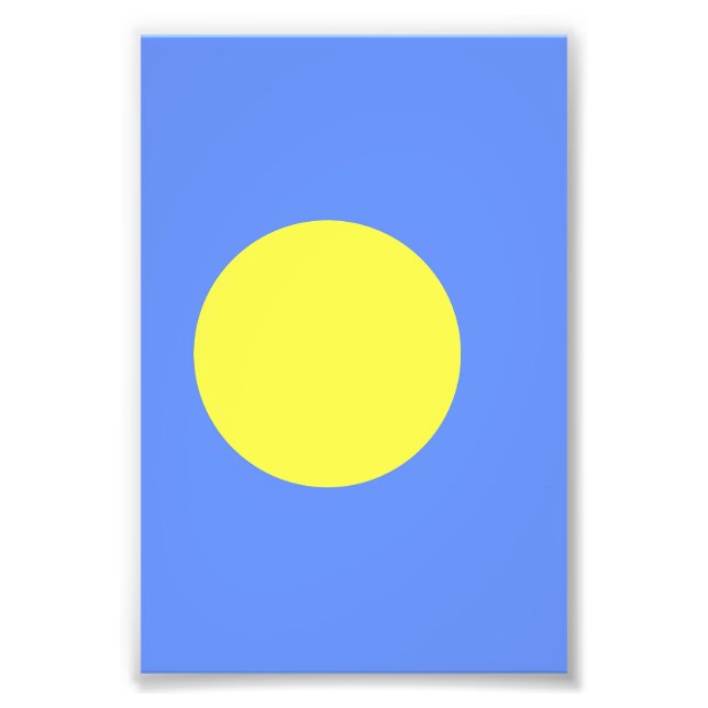 Foto bandeira de Palau (Frente)