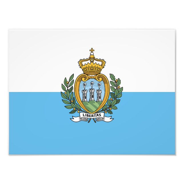 Foto Bandeira de São Marinho (Frente)