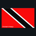 Foto Bandeira de Trinidad e Tobago<br><div class="desc">Impressão de fotografia com a bandeira T&T... Se você quiser este produto em um tamanho diferente e precisar de ajuda, entre em contato conosco! A bandeira de Trinidad e Tobago foi selecionada para ser usada como bandeira nacional após a independência do Reino Unido em 31 de agosto de 1962. As...</div>