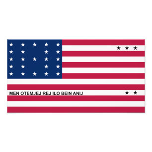 Foto Bandeira do Atol Bikini Patriótico