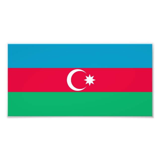 Foto Bandeira do Azerbaijão Patriótico (Frente)