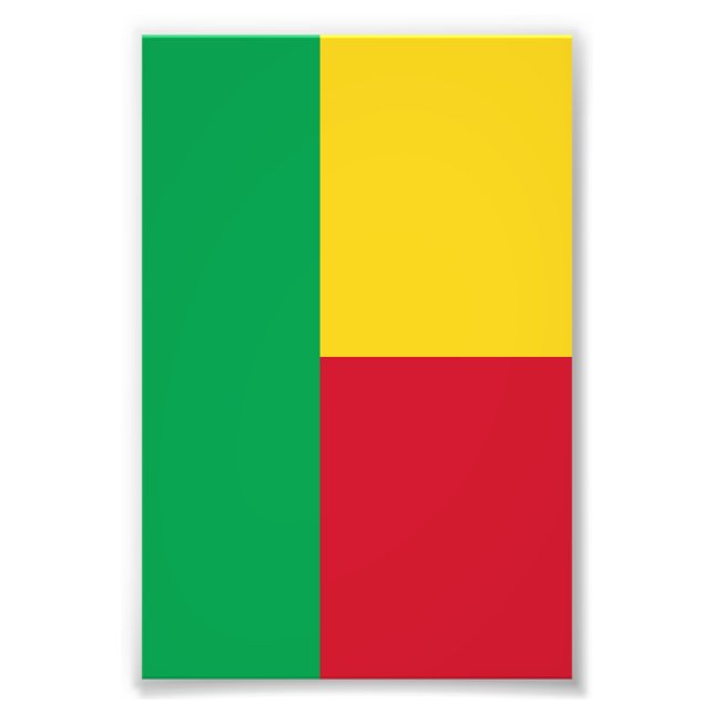 Foto Bandeira do Benim (Frente)