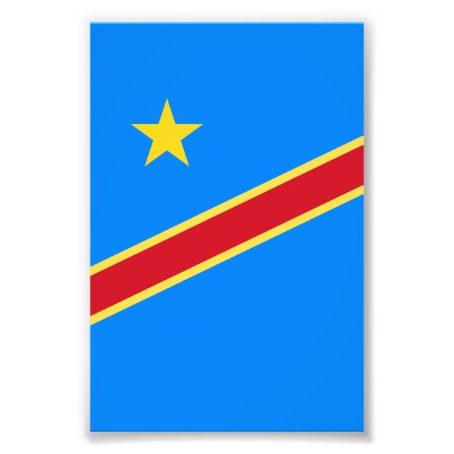 Foto Bandeira do Congo (Frente)