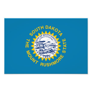 Foto Bandeira do Estado de Dakota do Sul