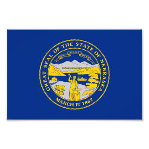 Foto Bandeira do Estado de Nebraska