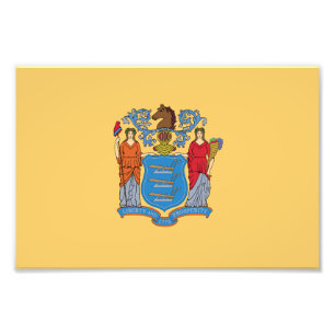Foto Bandeira do Estado de Nova Jersey