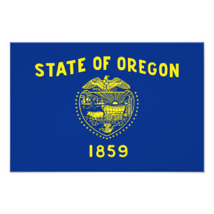 Foto Bandeira do Estado de Oregon