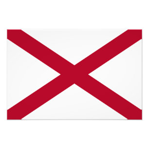Foto Bandeira do estado do Alabama