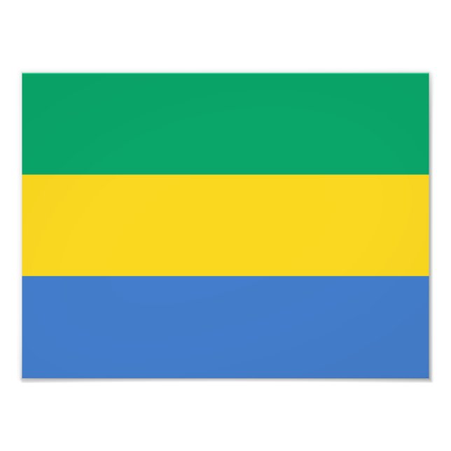 Foto Bandeira do Gabão (Frente)