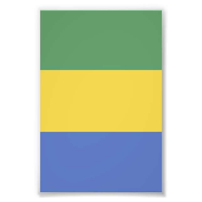 Foto Bandeira do Gabão (Frente)