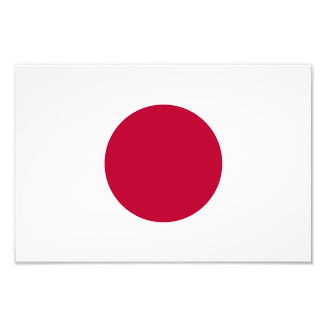 Foto Bandeira do Japão (Frente)