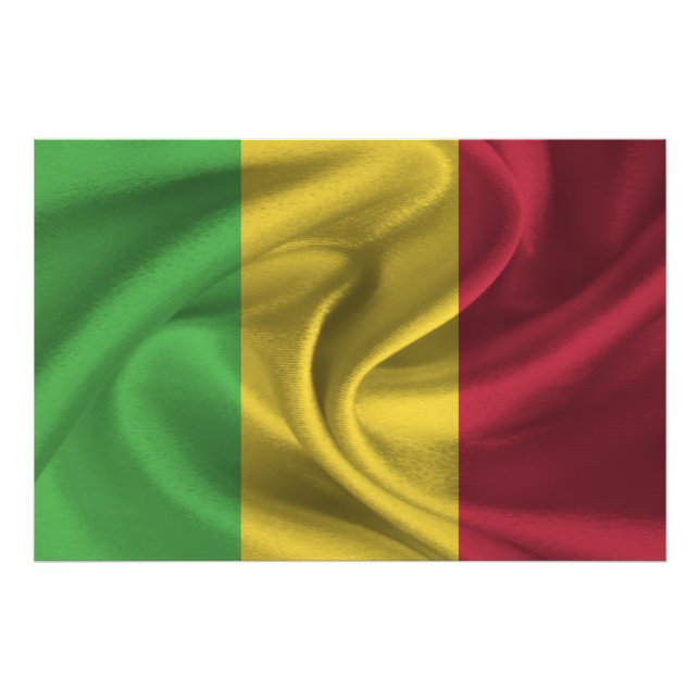 Foto Bandeira do Mali (Frente)