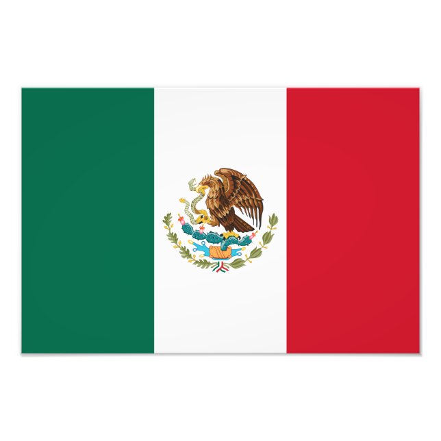 Foto Bandeira do México, Bandera da República Mexicana (Frente)