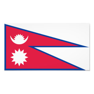 Foto Bandeira do Nepal
