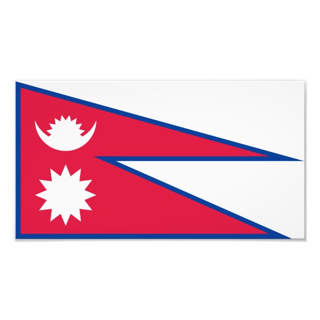 Foto Bandeira do Nepal (Frente)