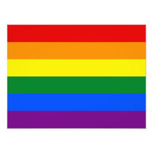 Foto Bandeira do Orgulho Gay Arco-íris LGBT