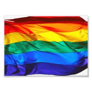 Foto Bandeira do orgulho gay SlipperyJoe's ondulando ve