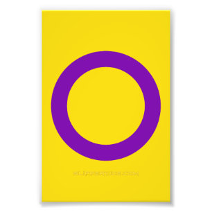 Foto Bandeira do orgulho intersexo SlipperyJoe's fundo 