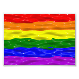 Foto Bandeira do orgulho SlipperyJoe's líquido vermelho