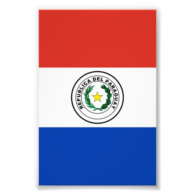 Foto bandeira do Paraguai (Frente)