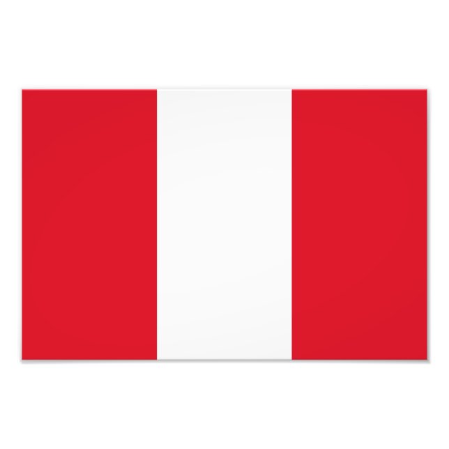 Foto Bandeira do Peru (Frente)