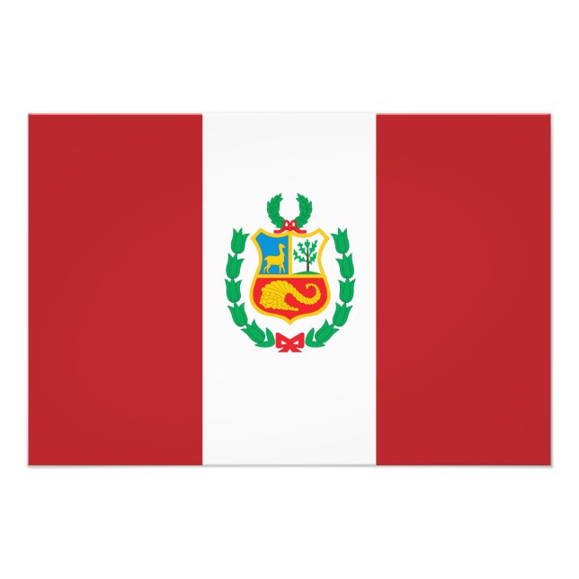 Foto Bandeira do Peru (Frente)