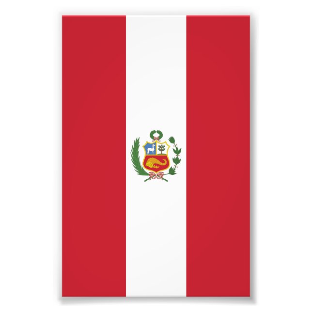 Foto Bandeira do Peru (Frente)