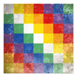 Foto Bandeira do povo Aymara
