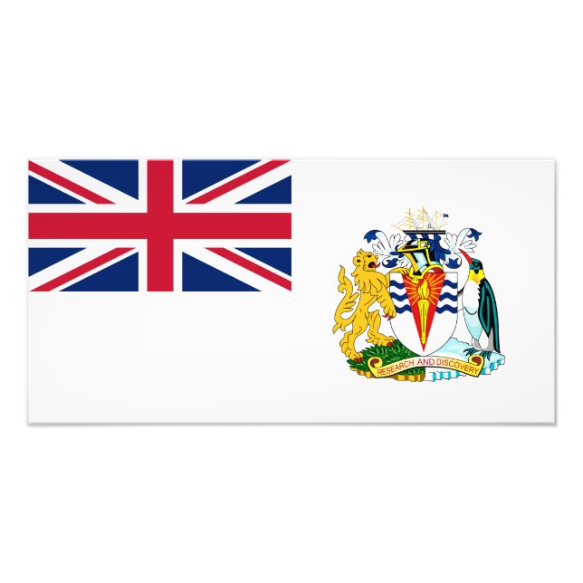 Foto Bandeira do Território Antártico Britânico (Frente)