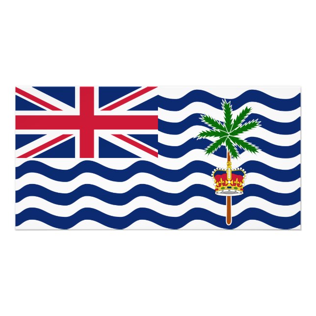 Foto Bandeira do Território Britânico do Oceano Índico (Frente)