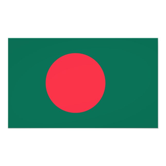 Foto Bandeira Patriótica Bangladesh (Frente)
