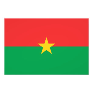Foto Bandeira Patriótica Burkina Faso