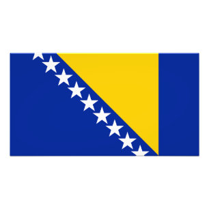 Foto Bandeira Patriótica da Bósnia-Herzegovina