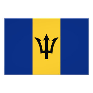 Foto Bandeira Patriótica de Barbados