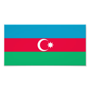 Foto Bandeira Patriótica do Azerbaijão