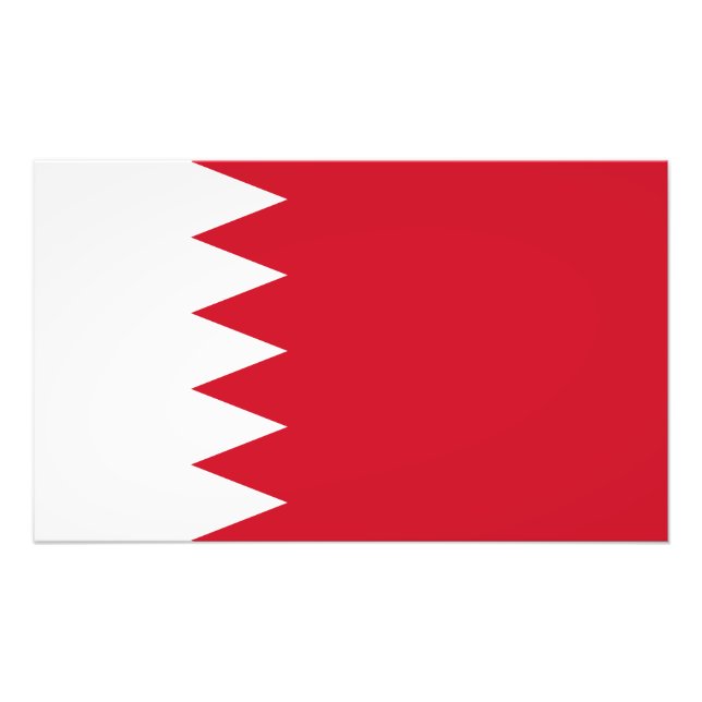Foto Bandeira Patriótica do Bahrein (Frente)