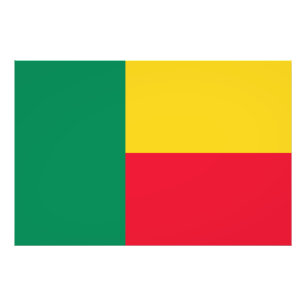 Foto Bandeira Patriótica do Benim