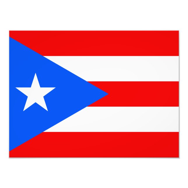 Foto Bandeira Porto Rico (Frente)