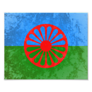 Foto bandeira romani