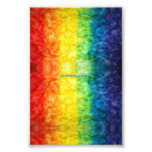 Foto Bandeira tie-dye da SlipperyJoe's arco-íris pressi
