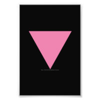 bandeira triângulo rosa SlipperyJoe's símbolo rosa