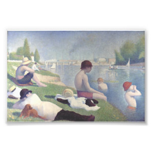 Foto Banho em Asnières de Georges Pierre Seurat