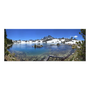 Foto Banner Peak e um Mountain Lake - Sierra Nevada
