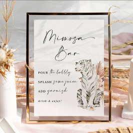 Foto Bar Tropical Boho Tigers Mimosa