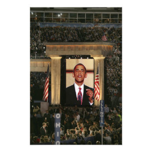 Foto Barak Obama fala na última noite do
